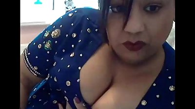 Big boob indian amateur on webcam