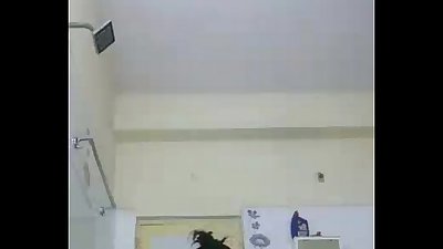 Desi indian girl neha bathing filmed by hidden cam = indianhiddencams.com