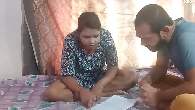 Indian Home tutor fucking sexy teen student at home&comma; enjoy with clear audio